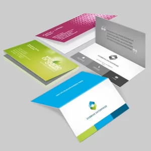 Tarjetas de Presentación Dobles