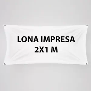 LONA IMPRESA 2 x 1m