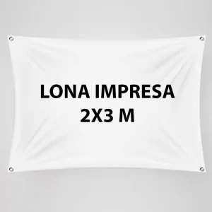 LONA IMPRESA 2 X 3 M