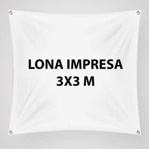 LONA IMPRESA 3 X 3 M
